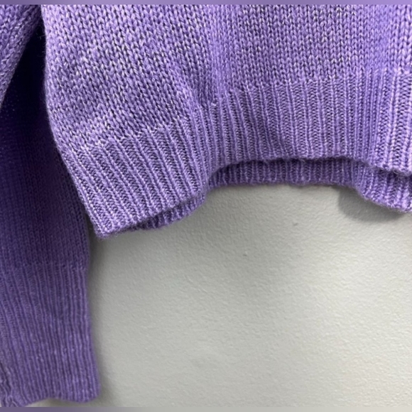BP - Nordstrom Purple Veronica Knit Sweater Size L - Picture 8 of 9